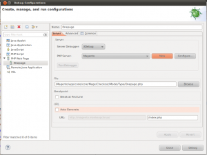 Debug Configuration